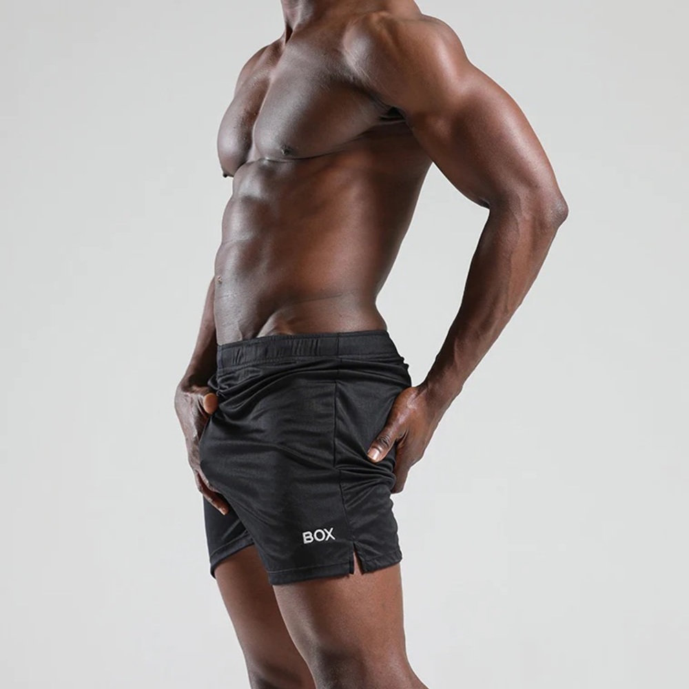 NWT BOX Menswear SPORTS SHORTS BLACK Small